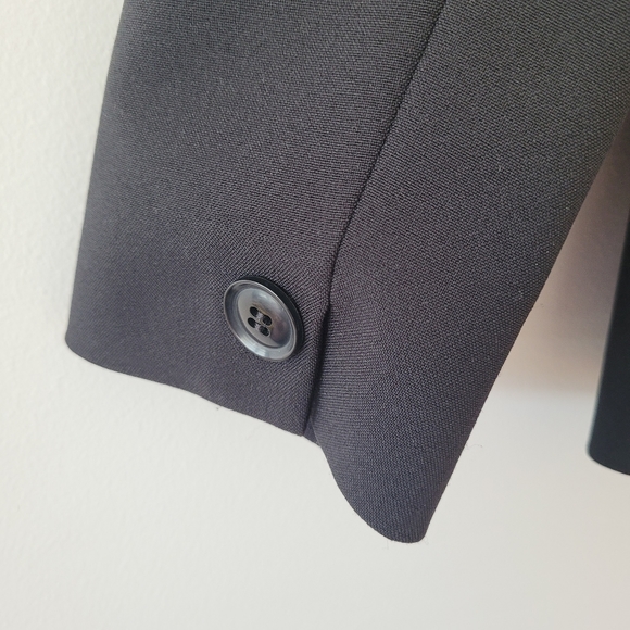 COUR CARRE Black Peak Collar Blazer Jacket - Picture 6 of 8